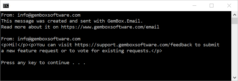 List and manipulate messages on Exchange Server