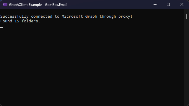 Microsoft Graph connection through proxy