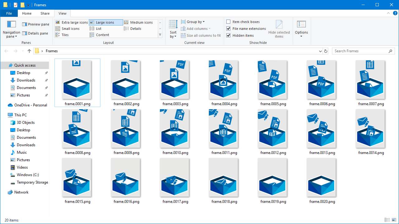 Splitting an image Folder of images splitted from an image using GemBox.Imaging