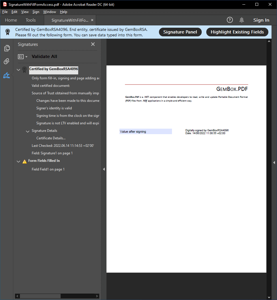 PDF  Digital Signature Workflows in C# and VB.NET